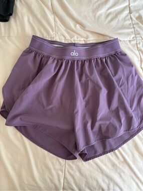 ALO Yoga Purple Athletic Shorts